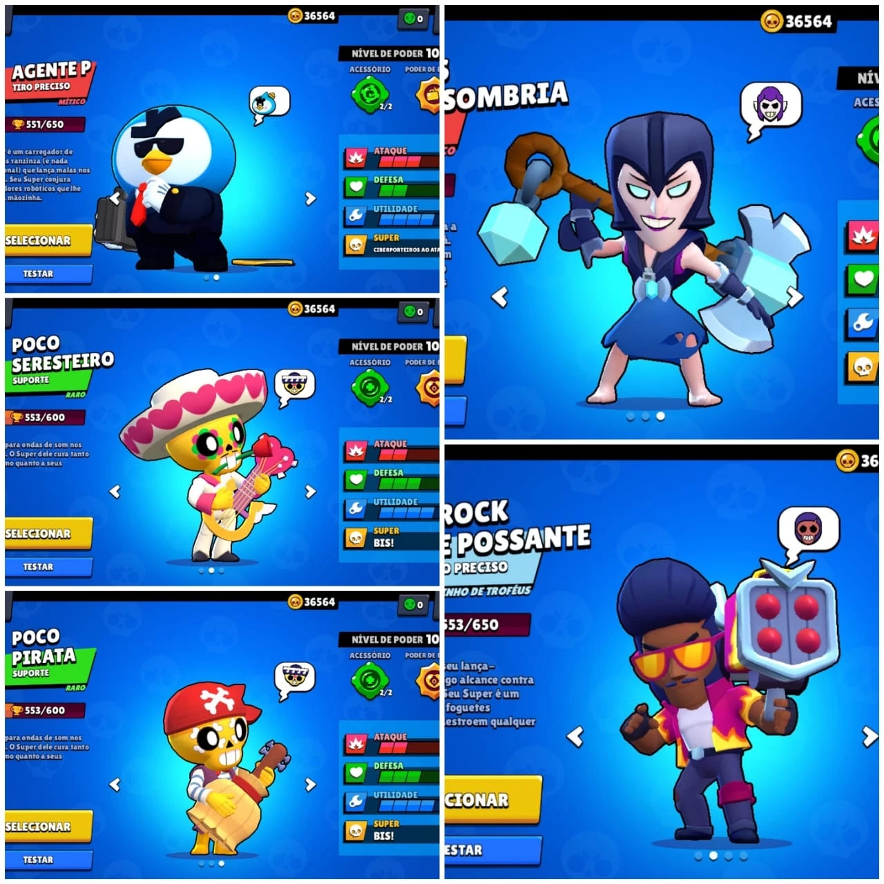 Ranqueando Todas as Skins de Piratas do Brawl Stars #brawlstars