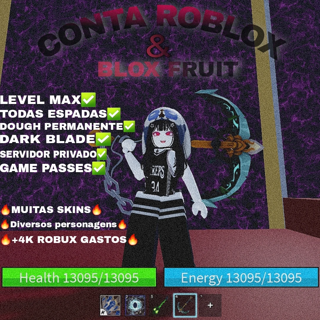 Conta roblox com skin um pouco gemada - Roblox - Blox Fruits - GGMAX
