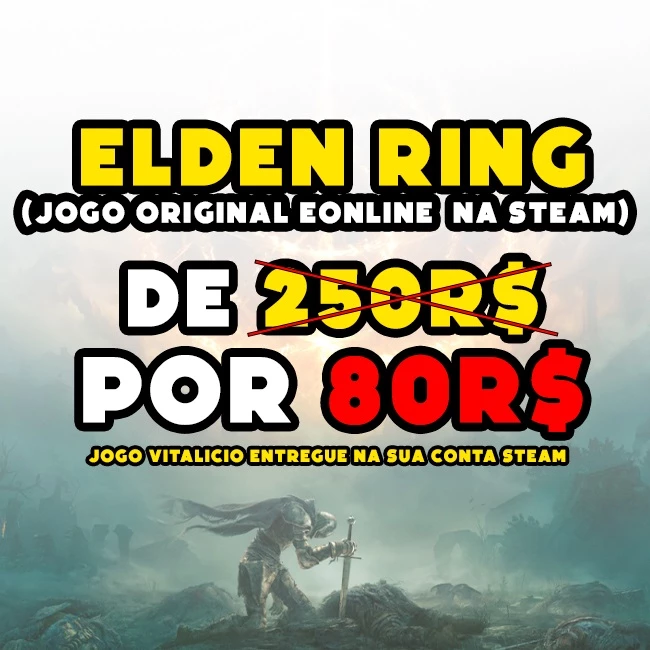 Elden Ring finalmente ganhou sua página no Steam