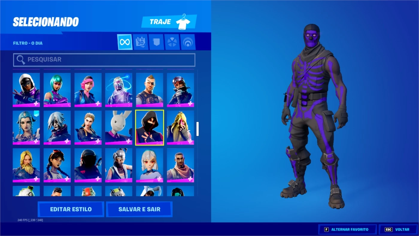 Conta Renegada E Caverão Roxo Fortnite Pc/Ps4/Xbox - DFG