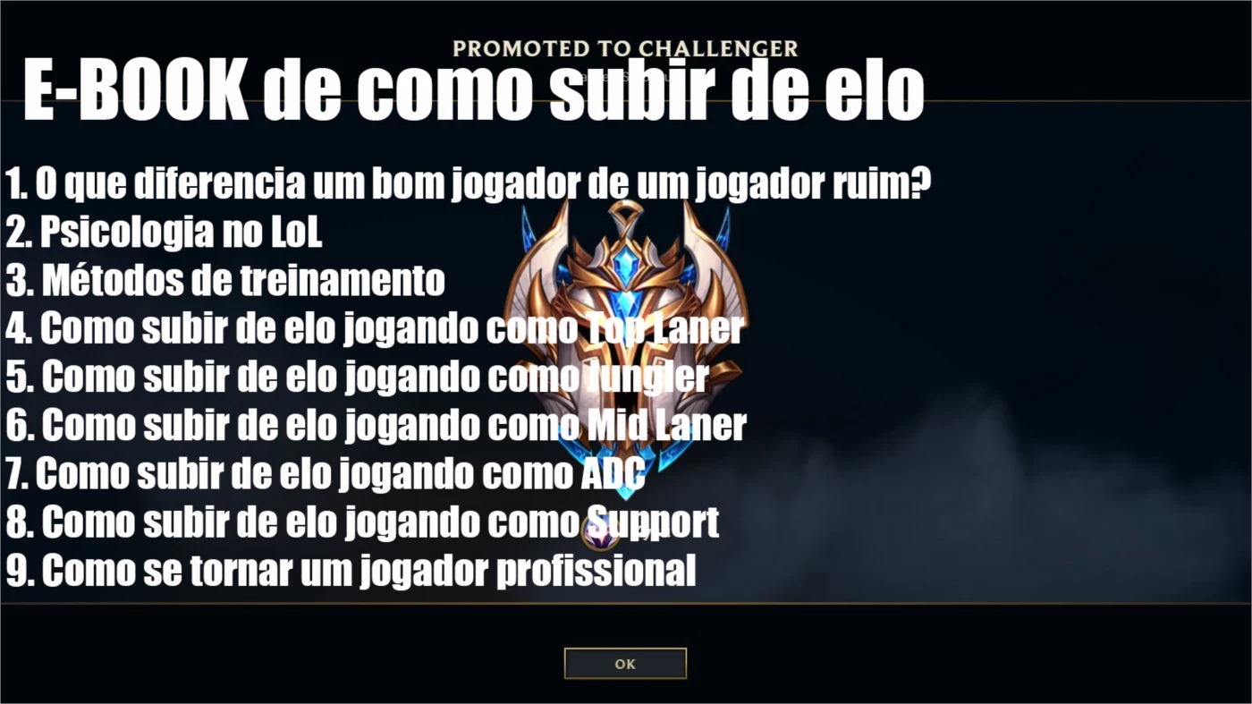 Ebook Treinamento High Elo (League Of Legends) Lol - DFG