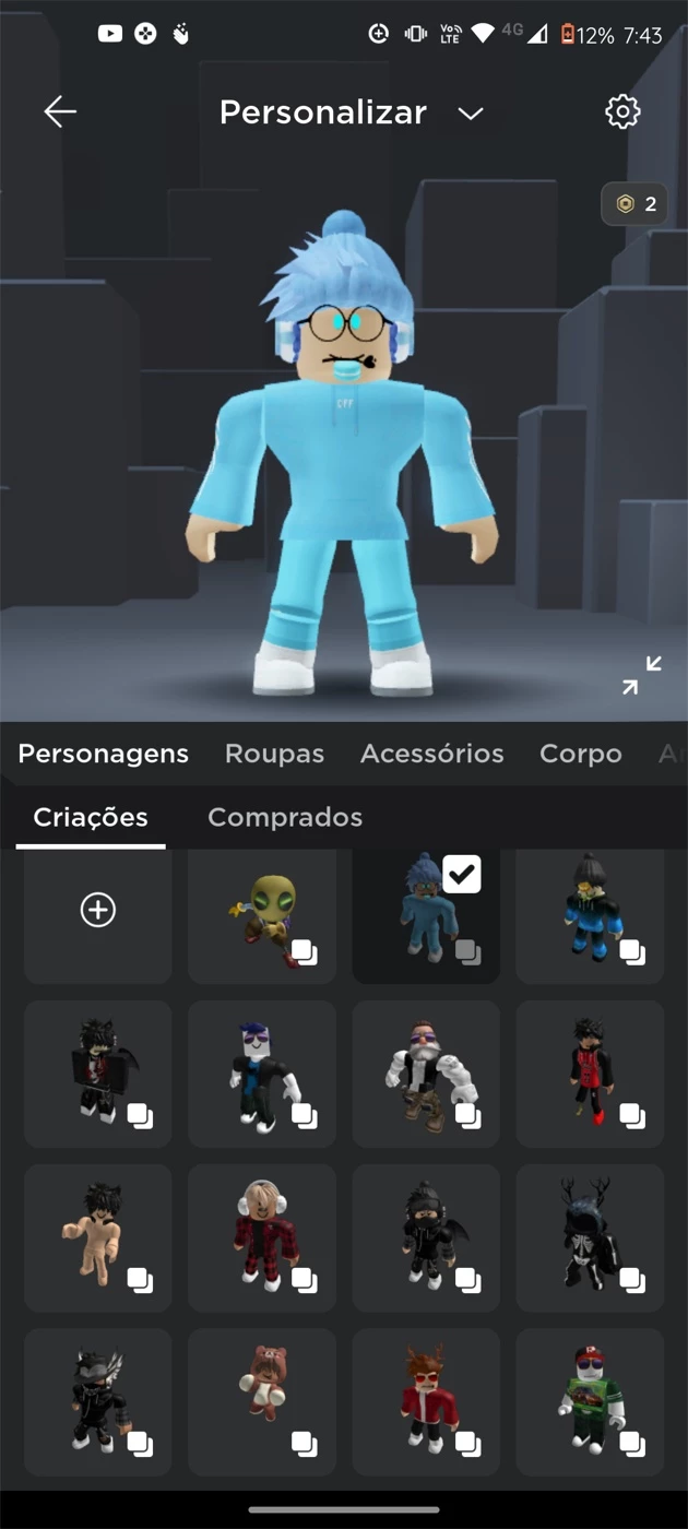 fotos de personagens do roblox com robux