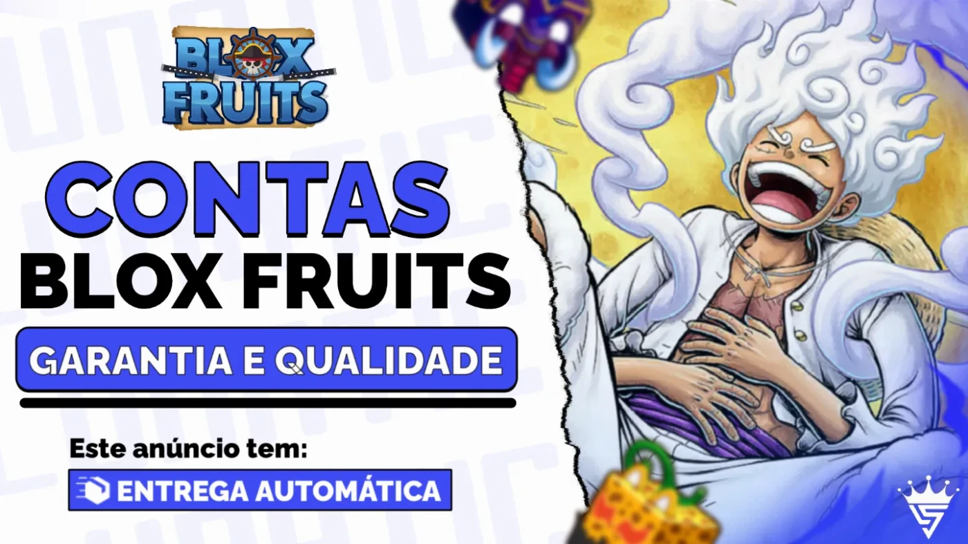 Contas, Giros E Frutas Blox Fruits - Roblox- Bloxfruits - DFG