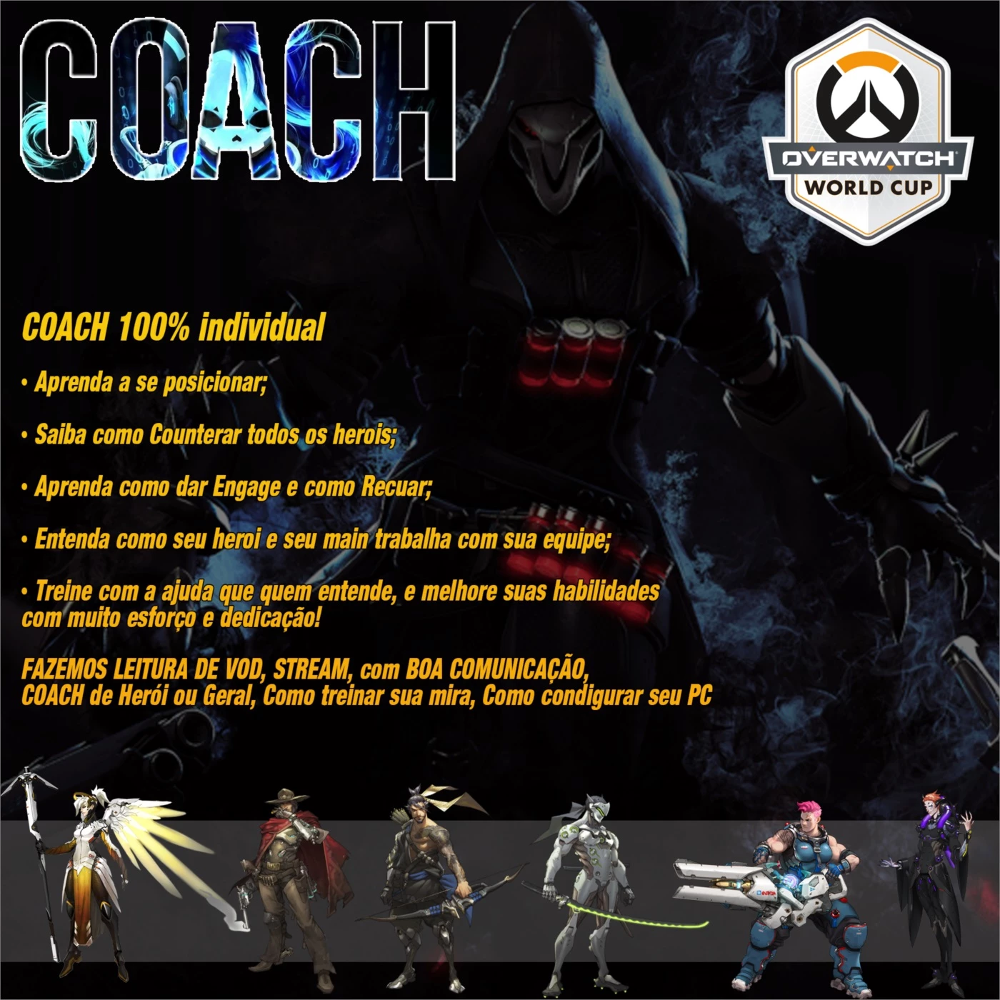 Overwatch Elo Boost / Elo Job / Coach [Do Bronze Ao Mestre] - Blizzard - DFG