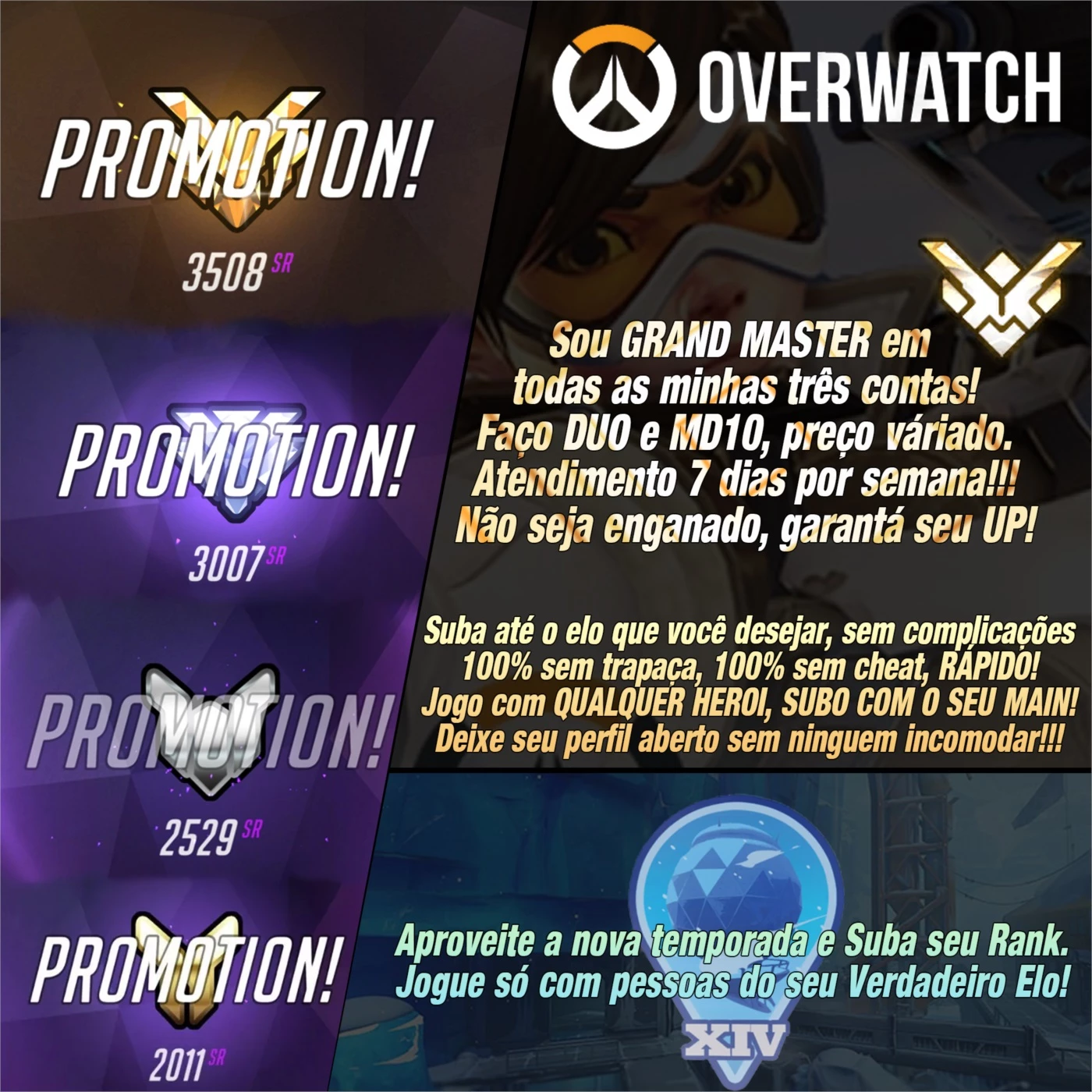 Overwatch 2 Elojob / Eloboost - Blizzard - DFG