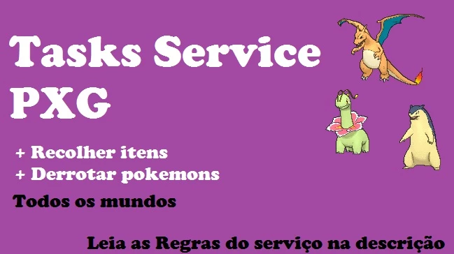 Tasks Pxg PokeXgames Comprar Service - DFG