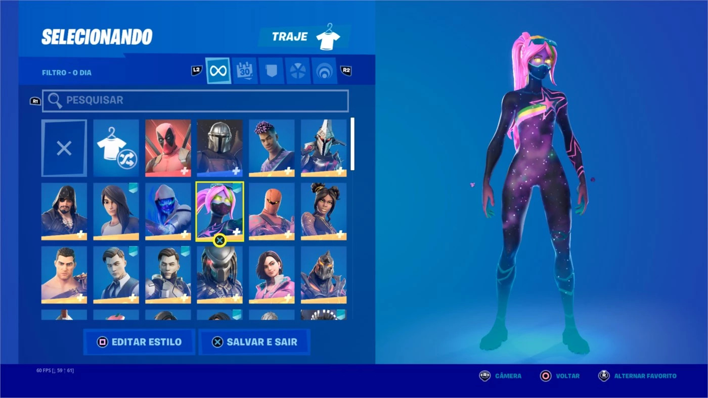 Conta De Fortnite Tryhard Com 90 Skins+,Emotes E Picaretas - DFG