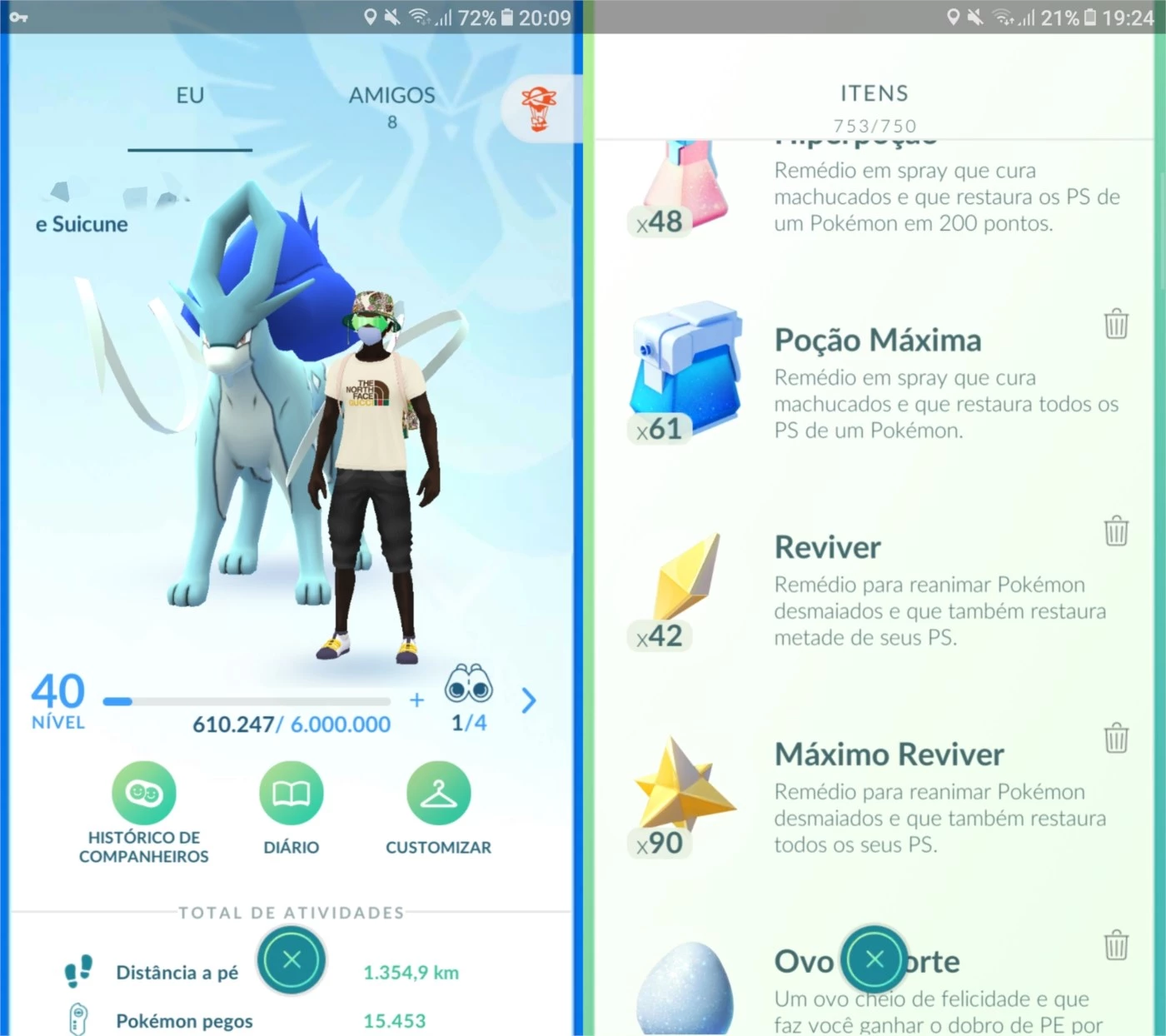 Ho-Oh Pokémon Go - (Leia A Descrição) Lendário Pc 1900+ Hooh