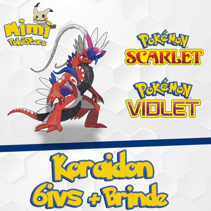Koraidon 6Ivs - Pokémon Scarlet Violet - Outros - DFG