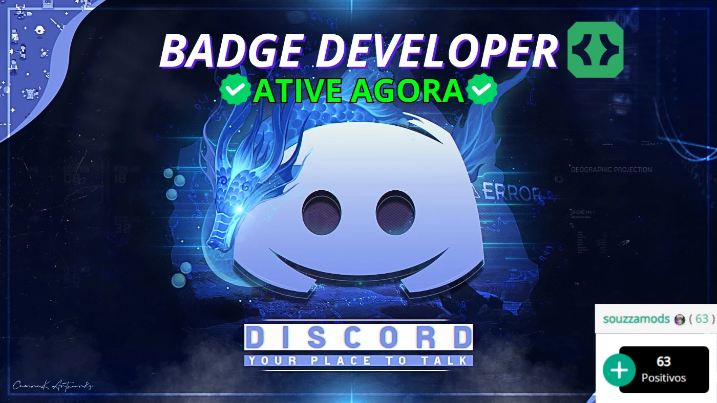 Discord Badge Developer Insígnia - (Entrega Automática) - Outros - DFG