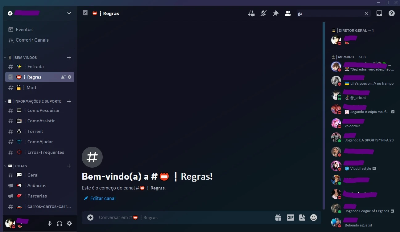 Servidor do discord brasileiro