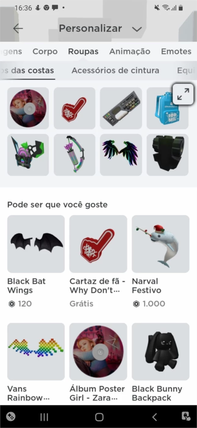 Conta Roblox Com +170 Itens (10 Limited) - DFG