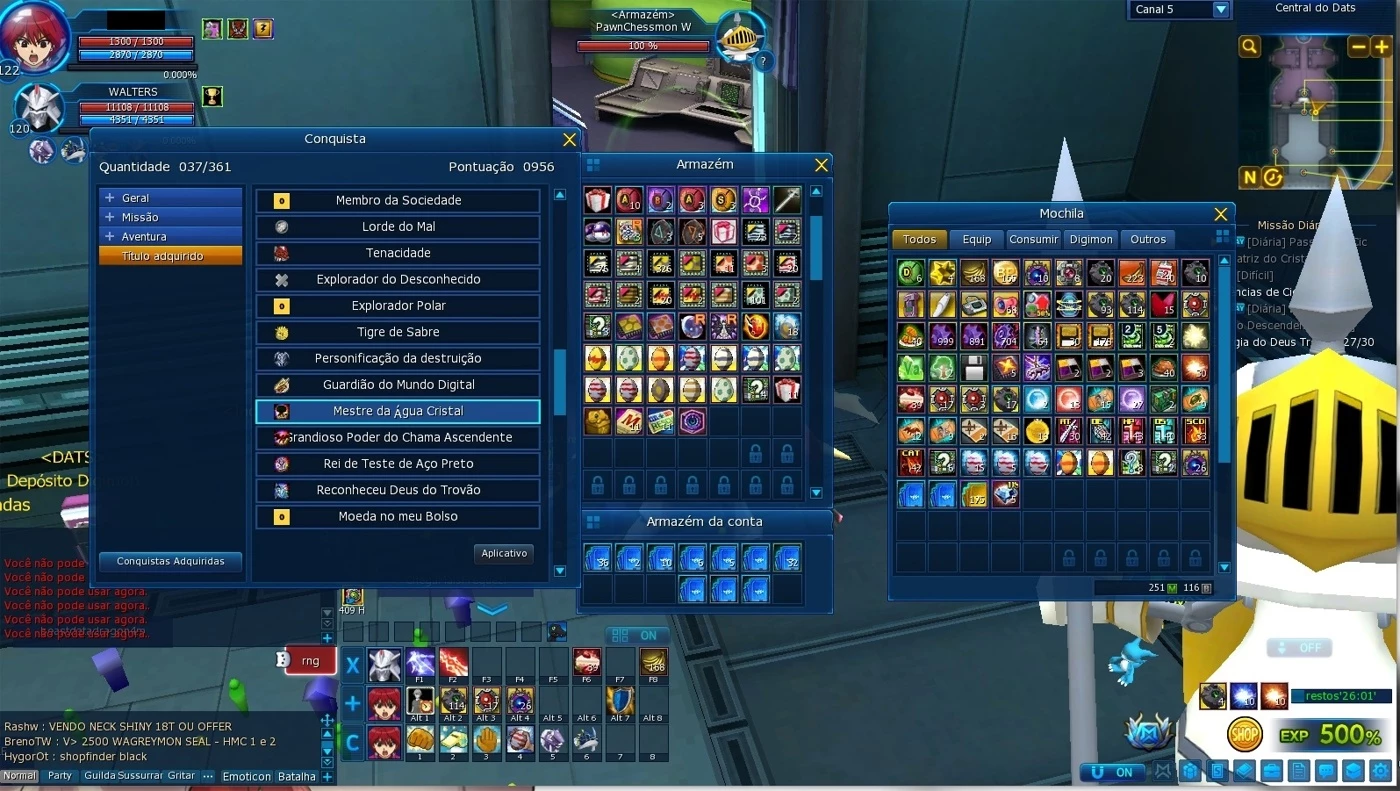 Conta Ladmo ( Omegamon ) Mid Game - Digimon Masters Online - DFG