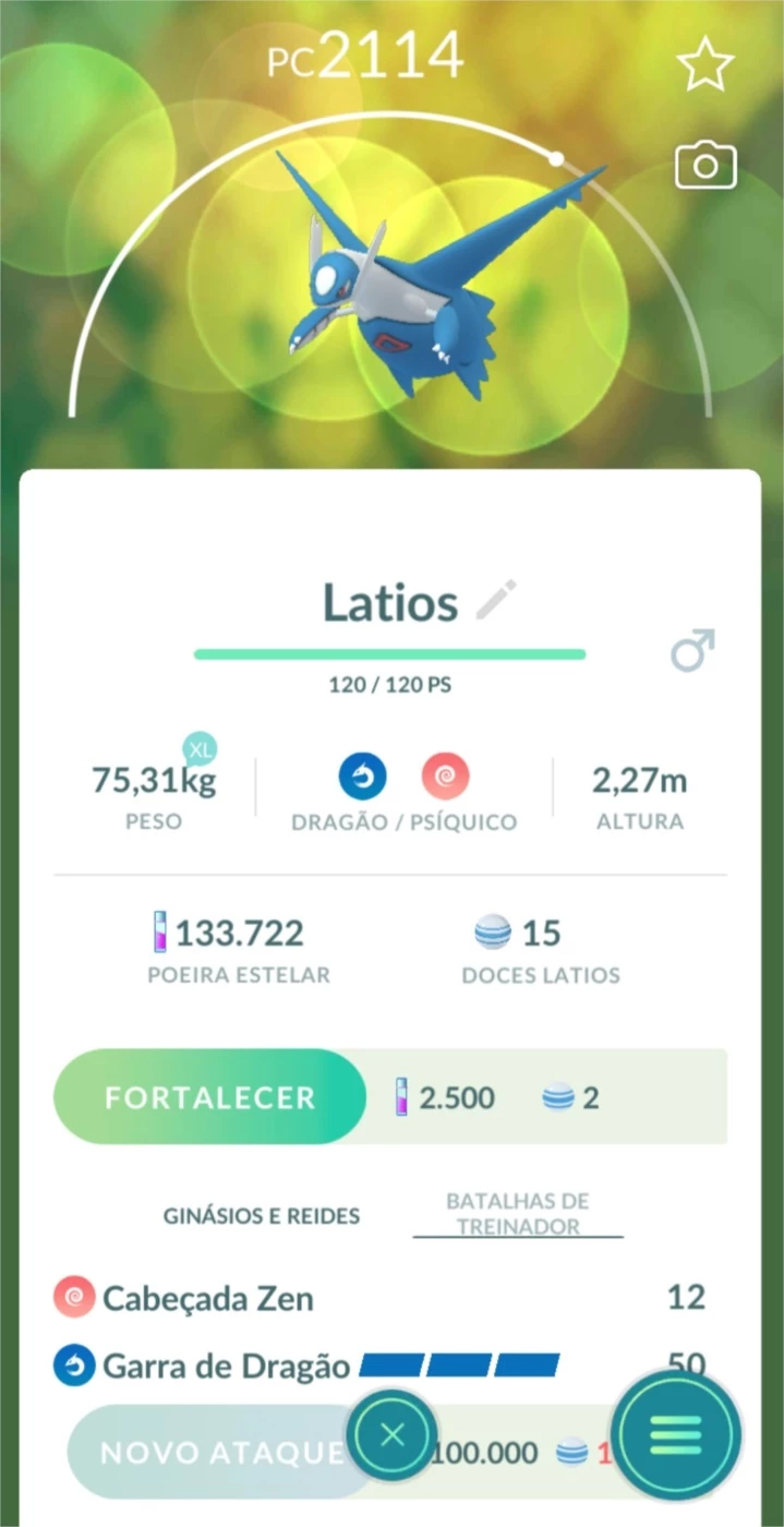 Pokémon GO > Conta nível 33 cheio de lendários e megas evoluções com +450K  de Poeira Estelar