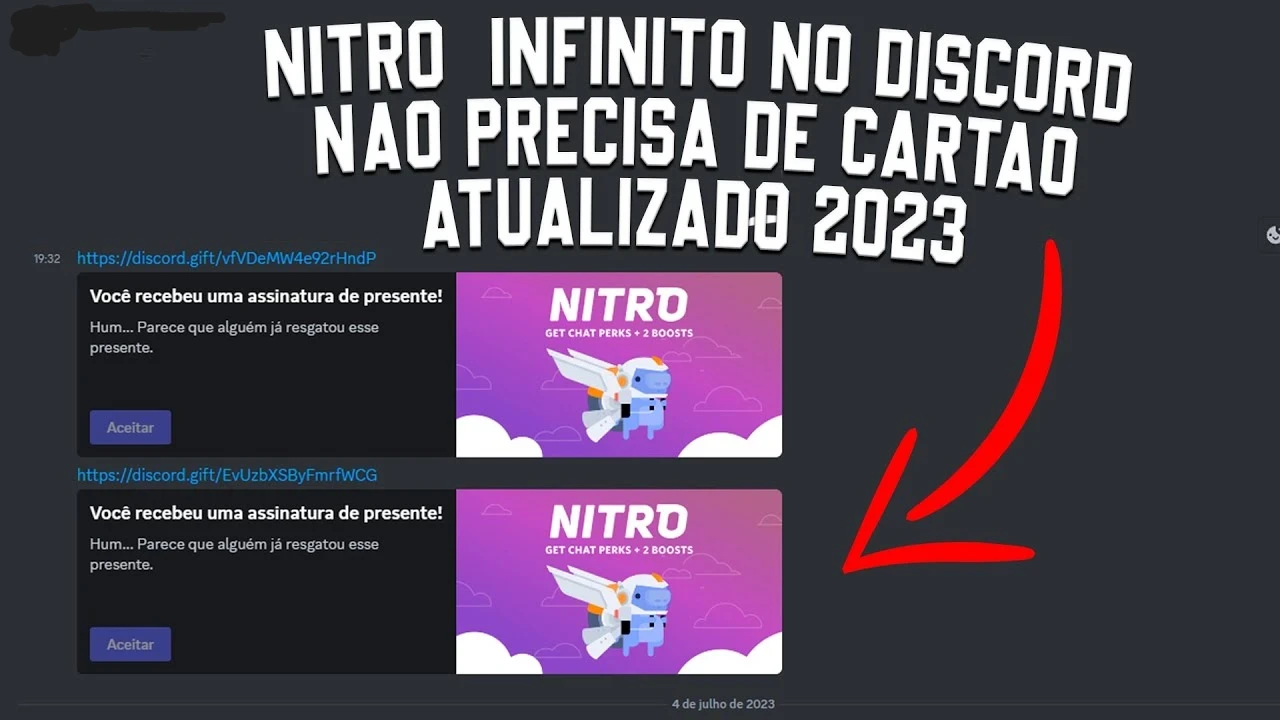 Método Discord Nitro - Outros - DFG