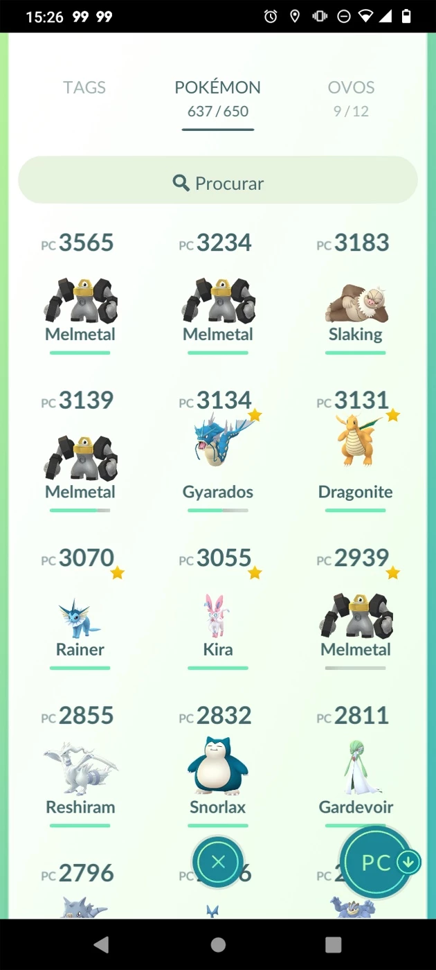 Pokémon Go Lvl 36 Com Shiny E Lendários - Pokemon Go - DFG