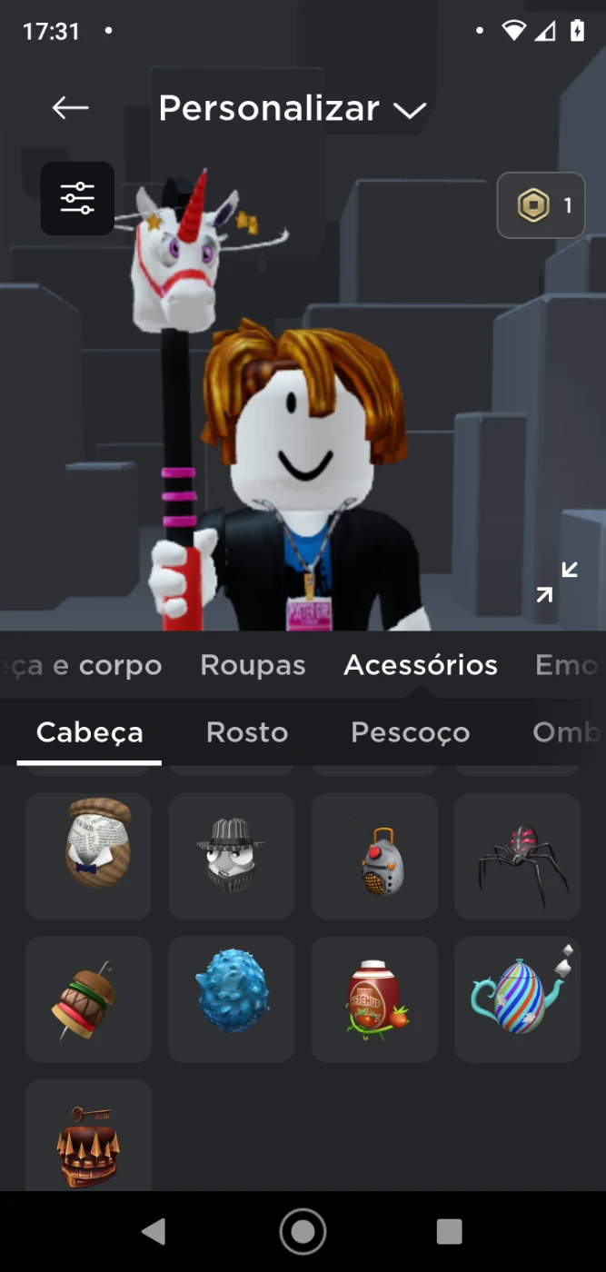 Conta - Roblox - Google Play - DFG