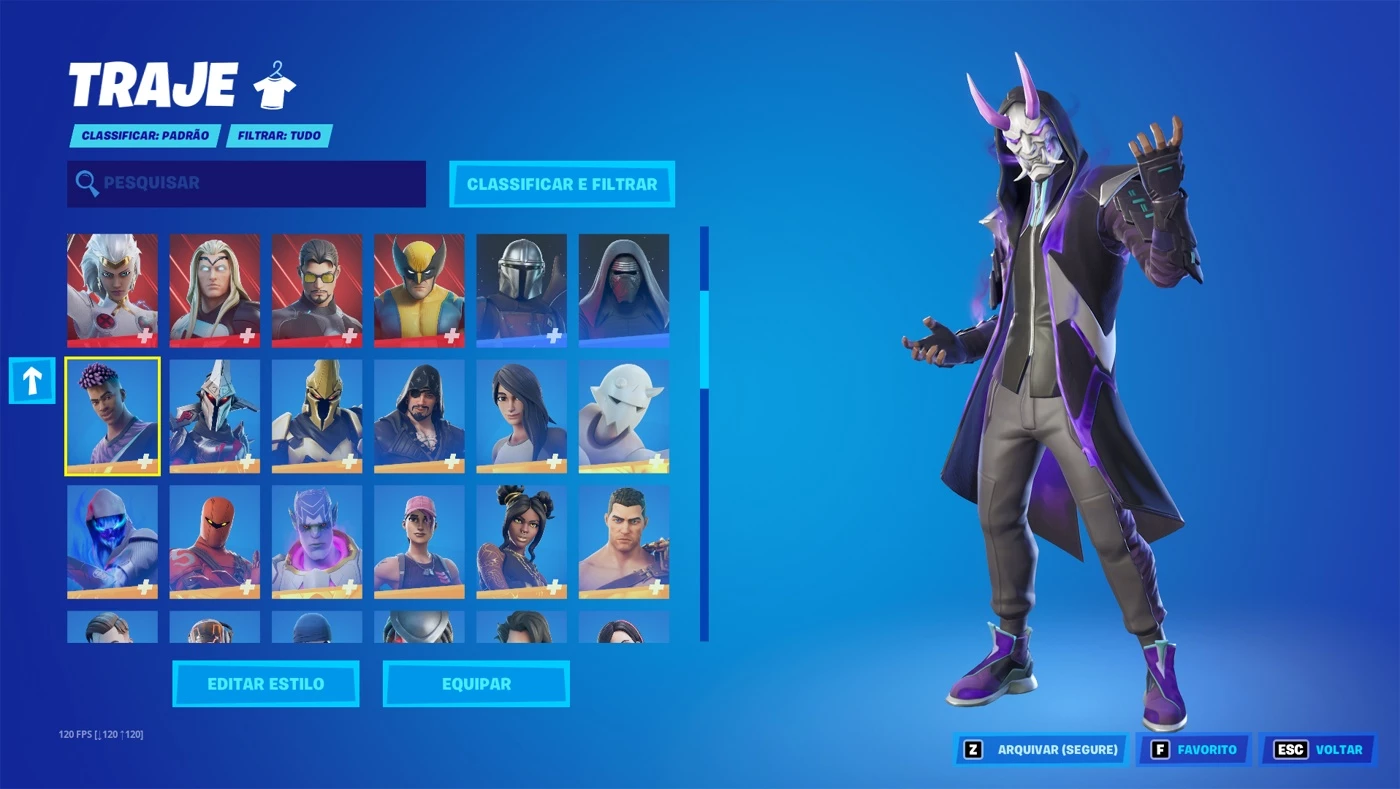 Fortnite | Conta fortnite com 190 skins (iconic