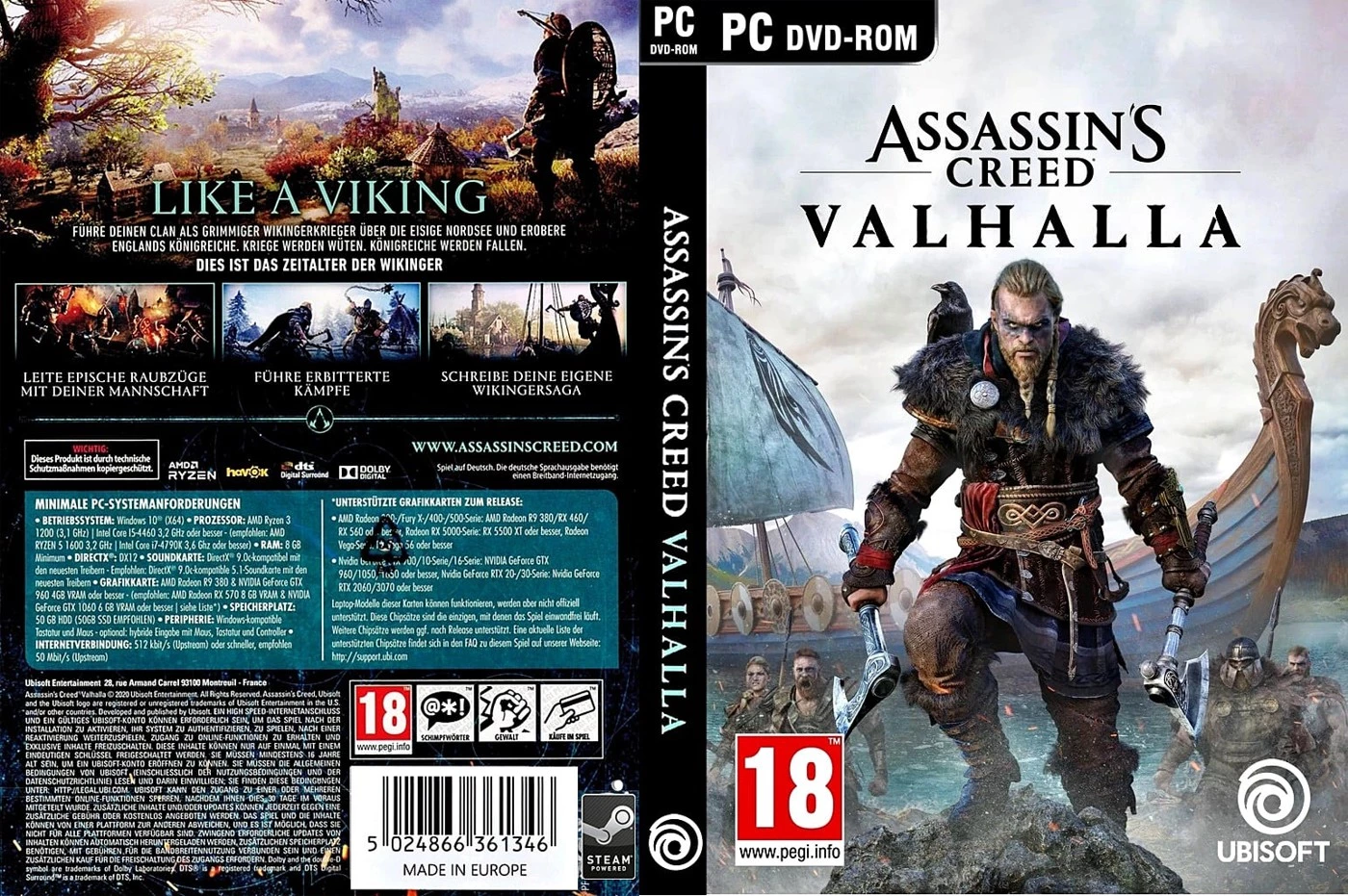 Assassins Creed Valahalla Pc Offline - Uplay Original - Jogos (Mídia  Digital) - DFG