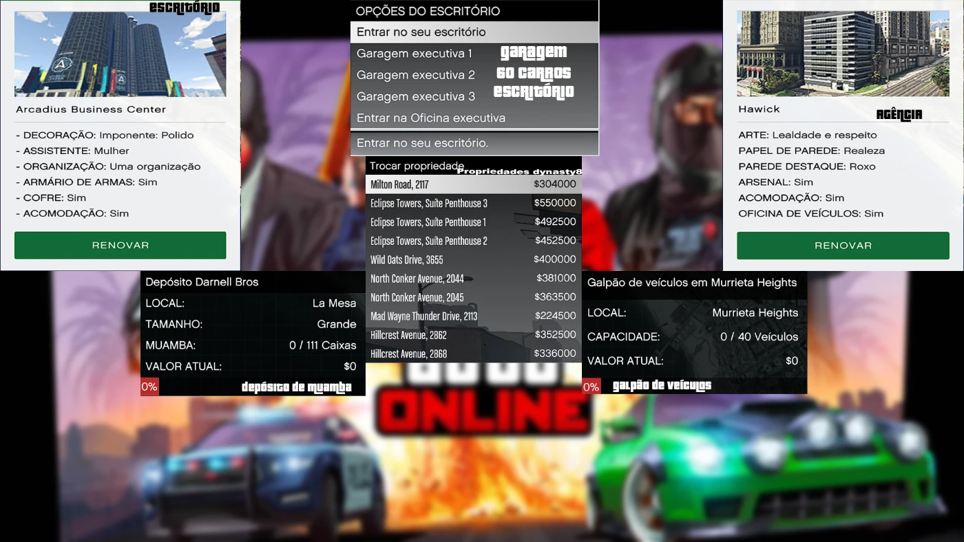 GTA > Conta mod gta v online de Xbox one 500 milhões nivel 120 trajes mod