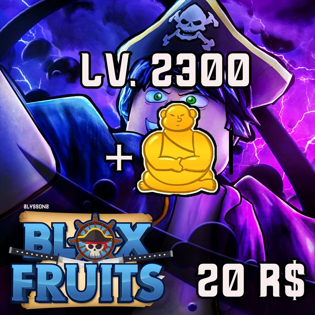 Roblox Blox Fruit Lv. 2300 Com Fruta Buddha - Others - DFG