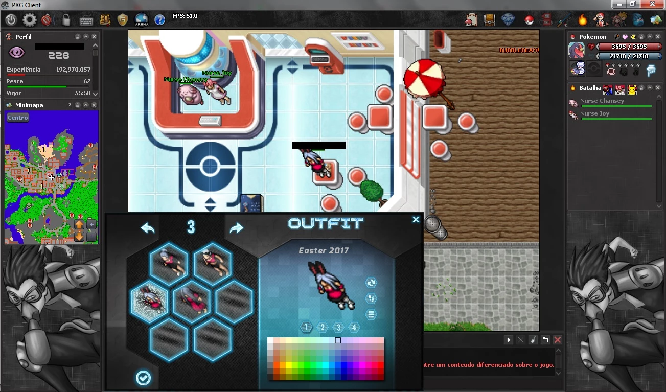 Conta Pokemmo Completa - Pokexgames Pxg - DFG