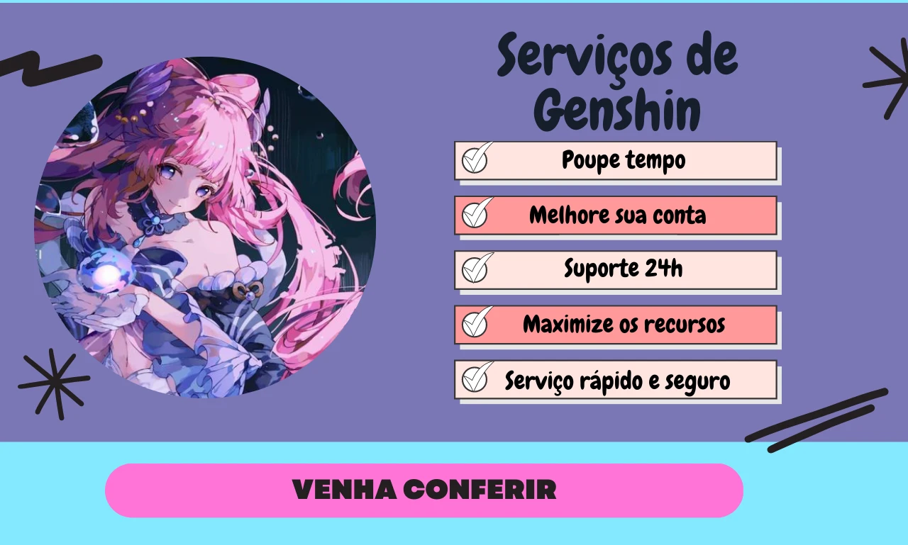 Serviços Genshin - Assinatura Mensal Geo - Genshin Impact - DFG