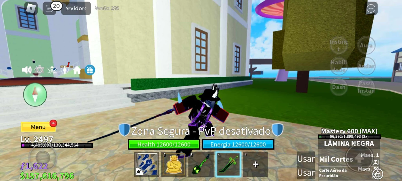 Conta De Blox Fruits, Abandonada Criada Em 2020 - Roblox - DFG