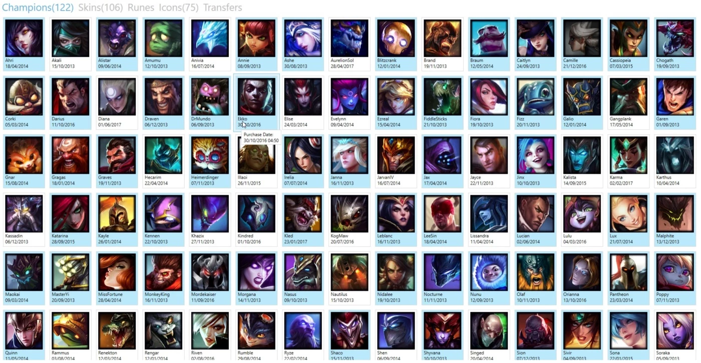 Conta D4 60% De Win Rate 120 Campeões 42 Skins - League Of Legends