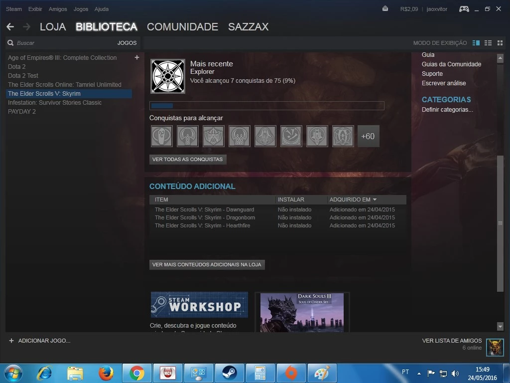 Conta Steam 14 Anos 230+ Jogos - DFG