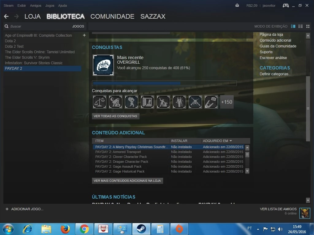 Conta Steam - Assinaturas E Premium - DFG