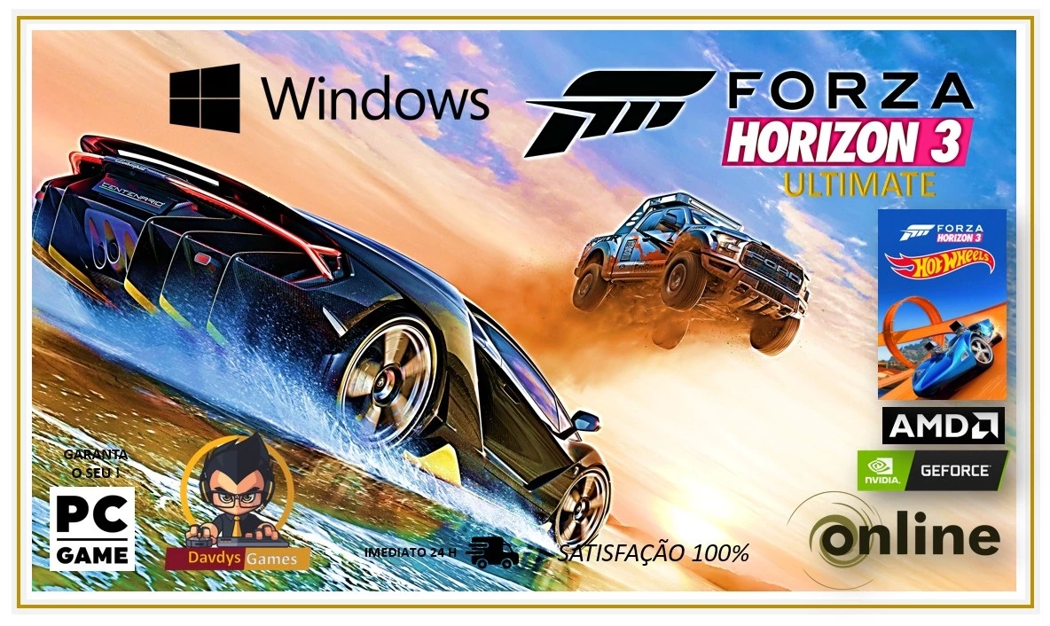 Forza Horizon 5 Completo Com Todas As Dlc's- Online ! - Steam - DFG