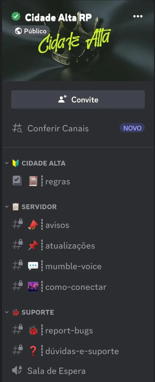 RESPOSTAS WHITELIST CIDADE ALTA ROLEPLAY!!! 