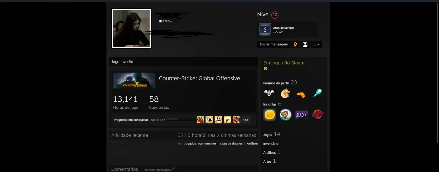 Steam | Conta Steam Turquia CS GO Prime +