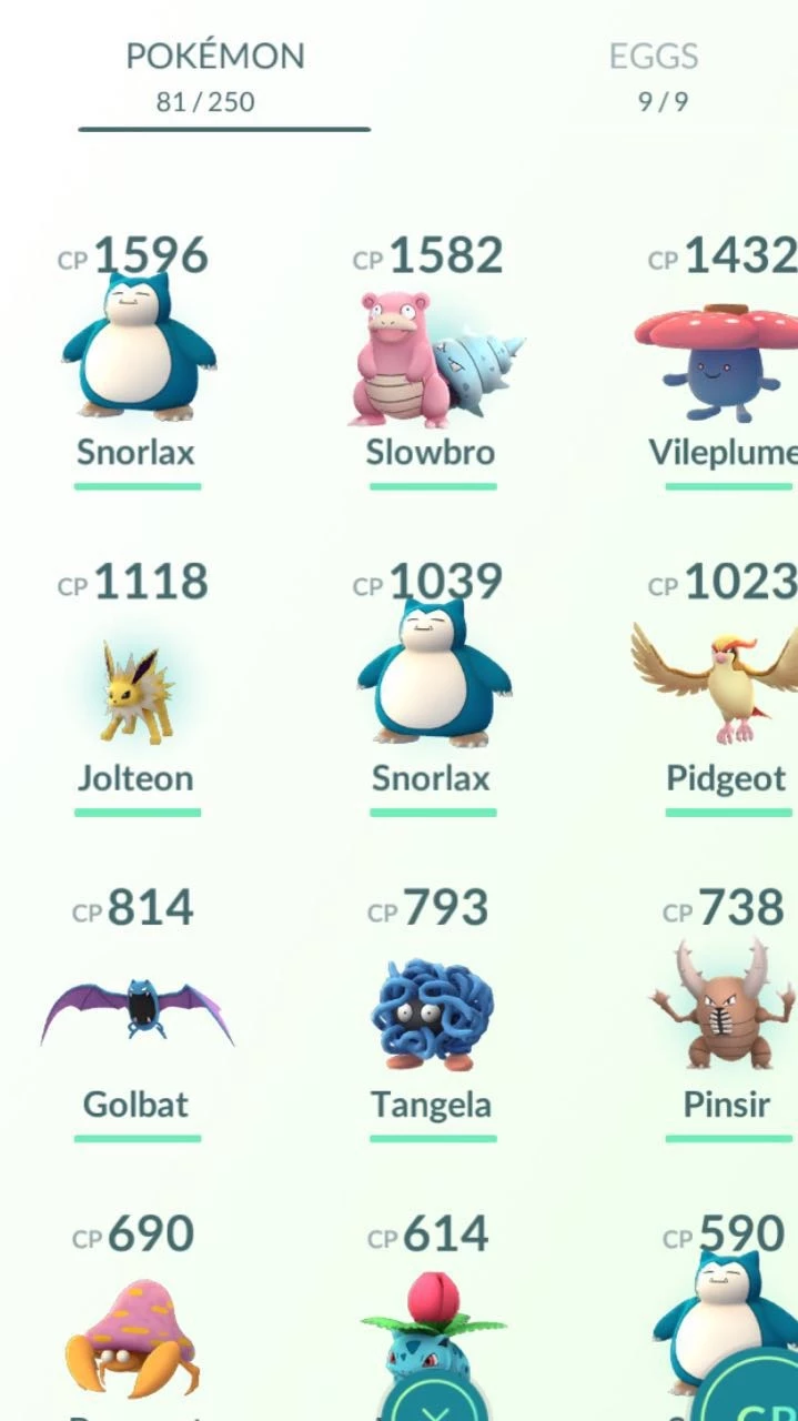 10 Pokemons Raros Aleatórios / Cp Bom - Pokemon Go - DFG