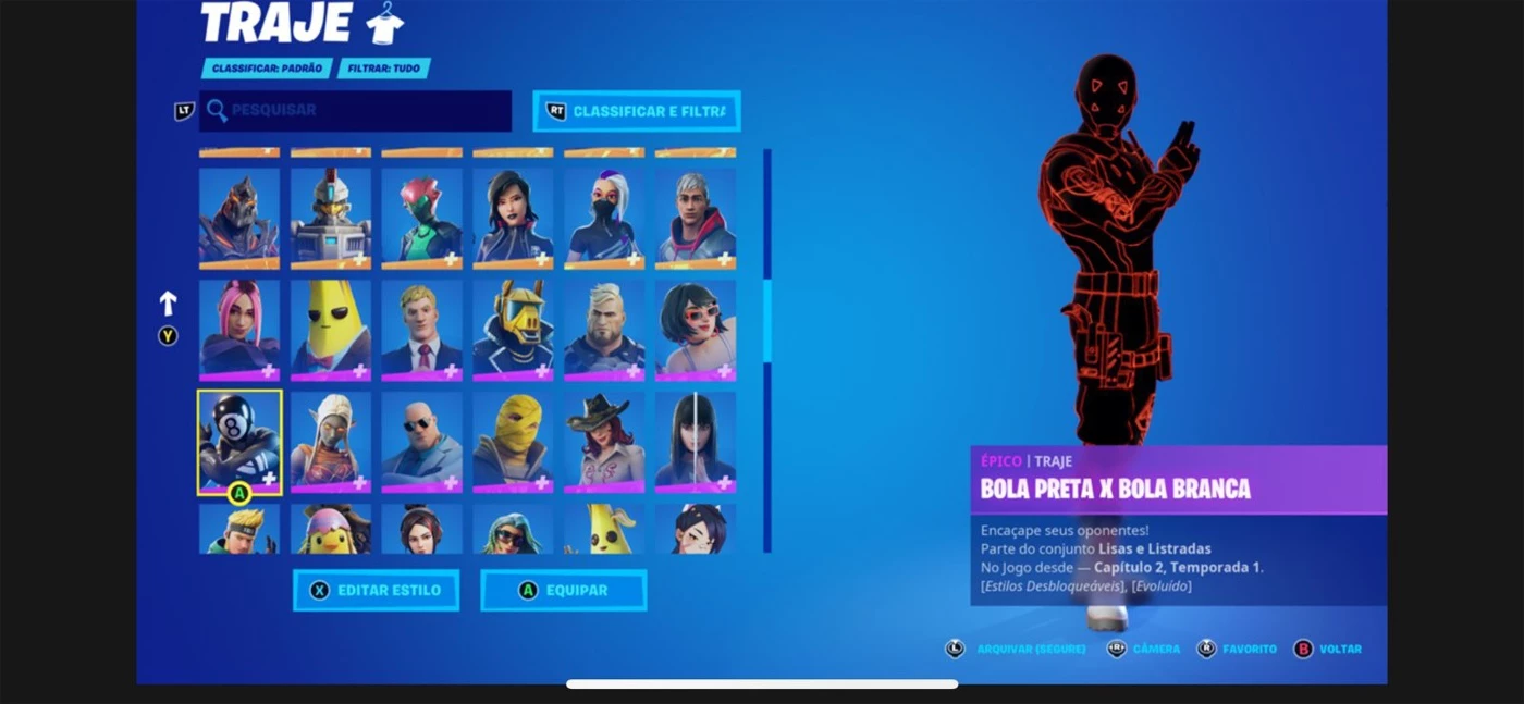 Conta Fortnite Epic Games - Passes De Batalha, Salve O Mundo - DFG