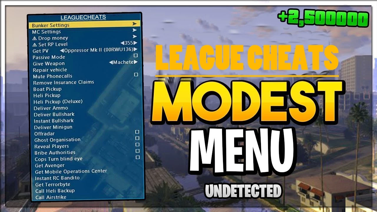 Gta 5 Mod Menu Online Dinheiro Infinito E + De 100 Funções - DFG