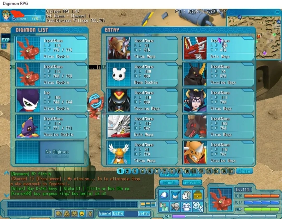 Gankoomon é forte mesmo? Status e Skills - Digimon Masters online