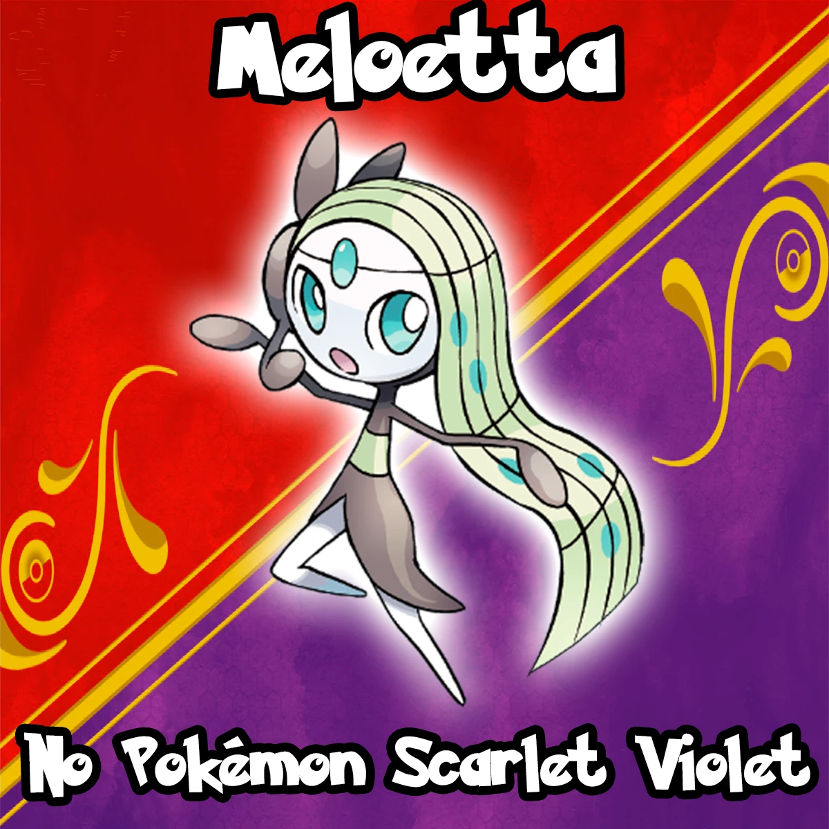 Meloetta Para Pokémon Scarlet E Violet - Outros - DFG