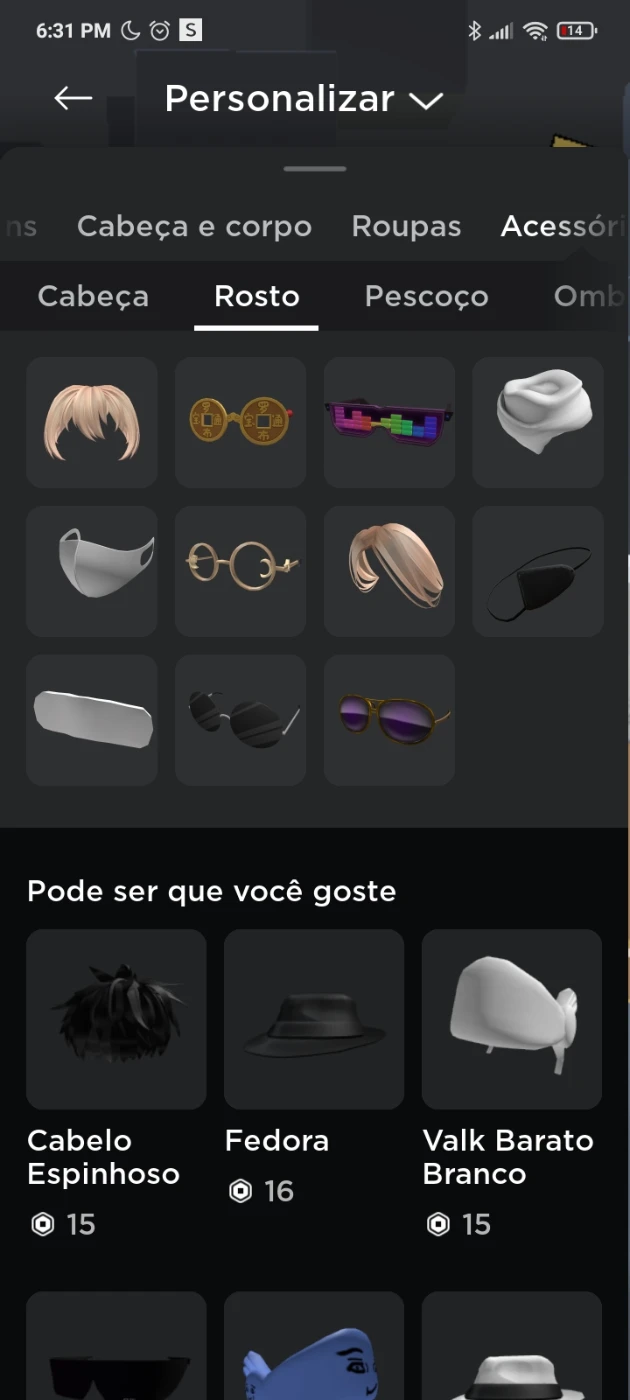 🕹Contas Roblox com Robux com chave de acesso