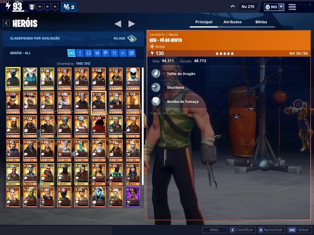 Conta Fortnite 120+ Skins Conta Lvl 1000+ (Xbox) - DFG