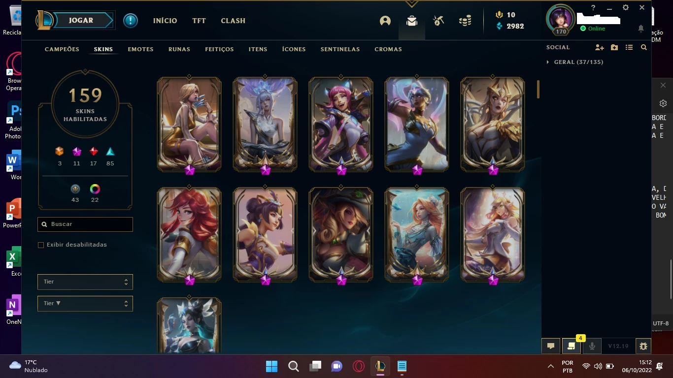 VAZARAM AS NOVAS SKINS DO LEAGUE OF LEGENDS! A NOVA ACADEMIA DE BATALHA! 