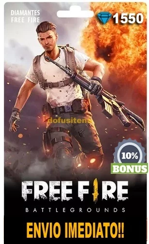 Garena Free Fire - 100 diamantes + 10% de bônus