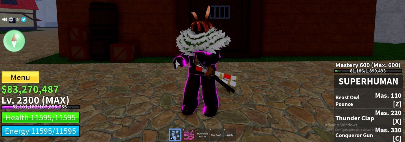 Roblox Blox Fruit Lv. 2300 Com Phoenix - Outros - DFG