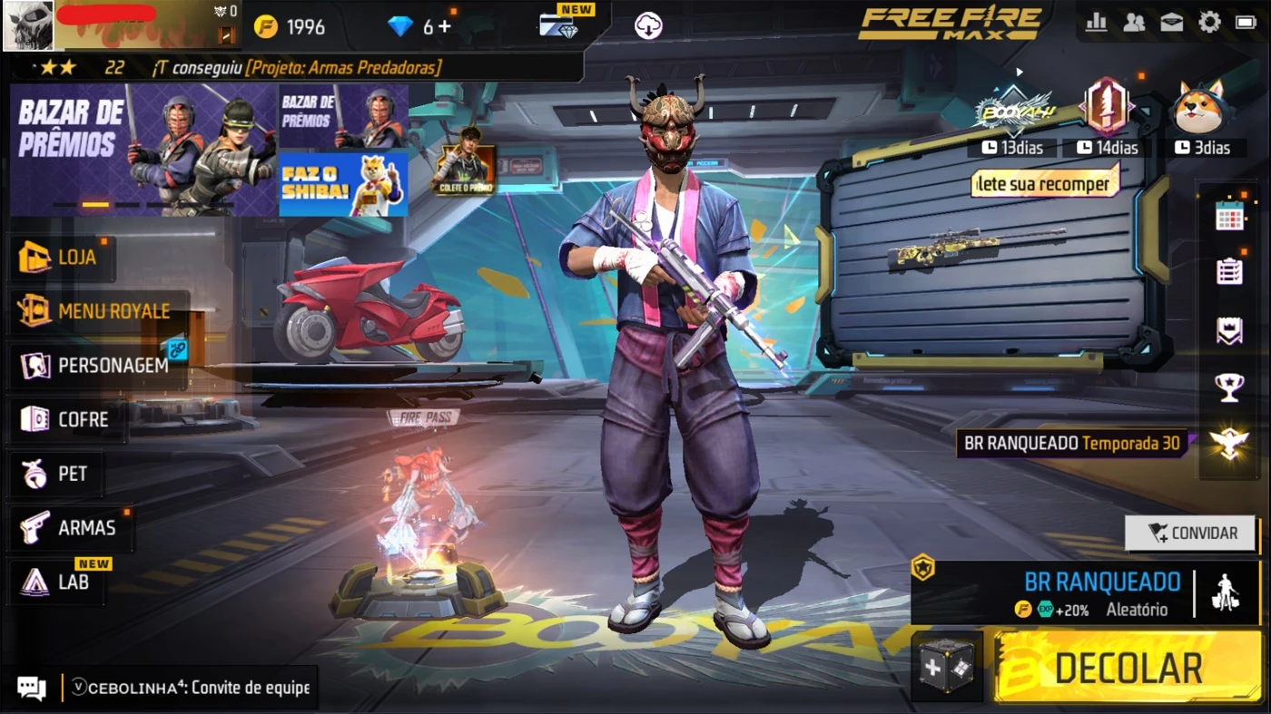 RARIDADE CONTA DE FREE FIRE, Beta