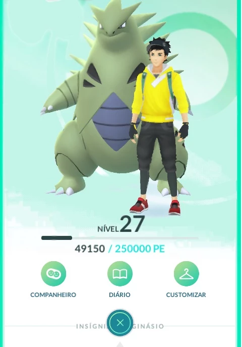 Conta Pokemon Go Lv27 Varios Pokemons Raros Cp 2K+ - DFG