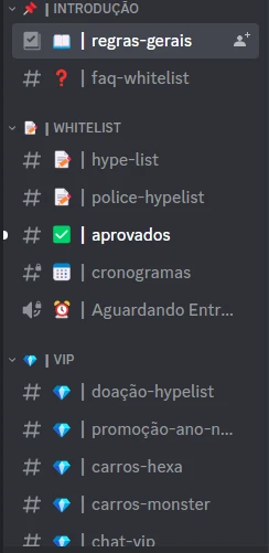 Whitelist Para Hype Rp - Gta - DFG