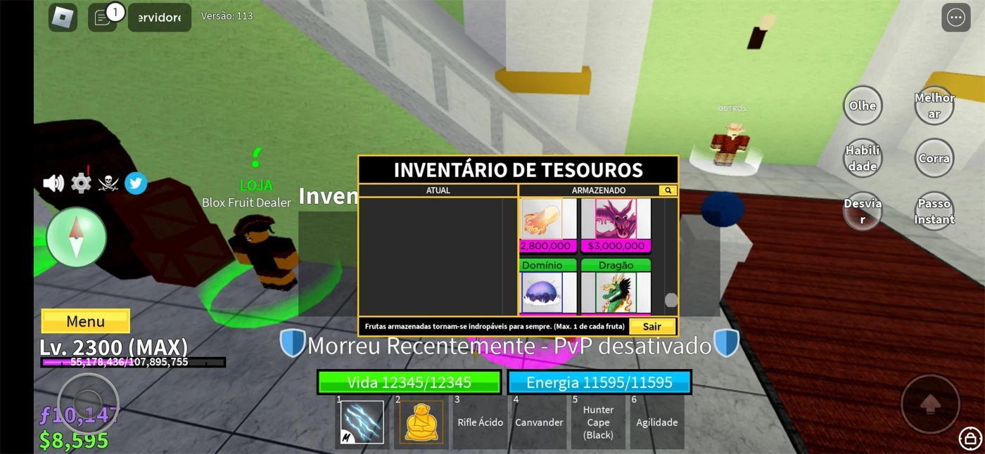 Conta Blox Fruits Com X2 Mastery Lv1662 - Outros - DFG