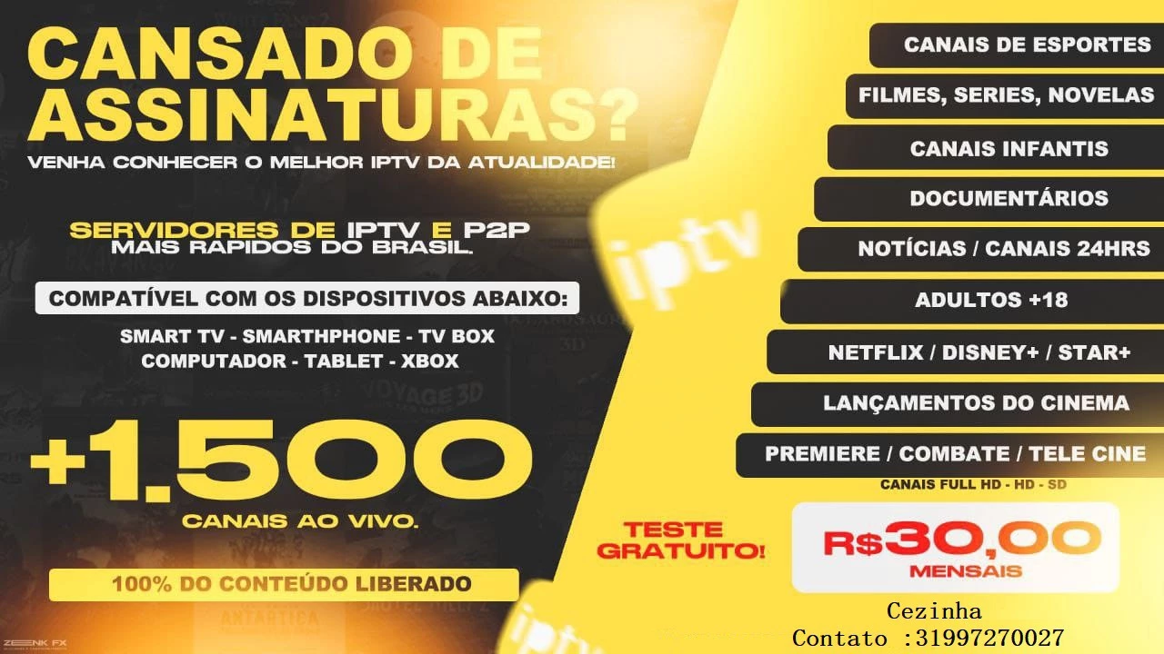 Melhor Iptv Do Brasil - Assinaturas E Premium - DFG