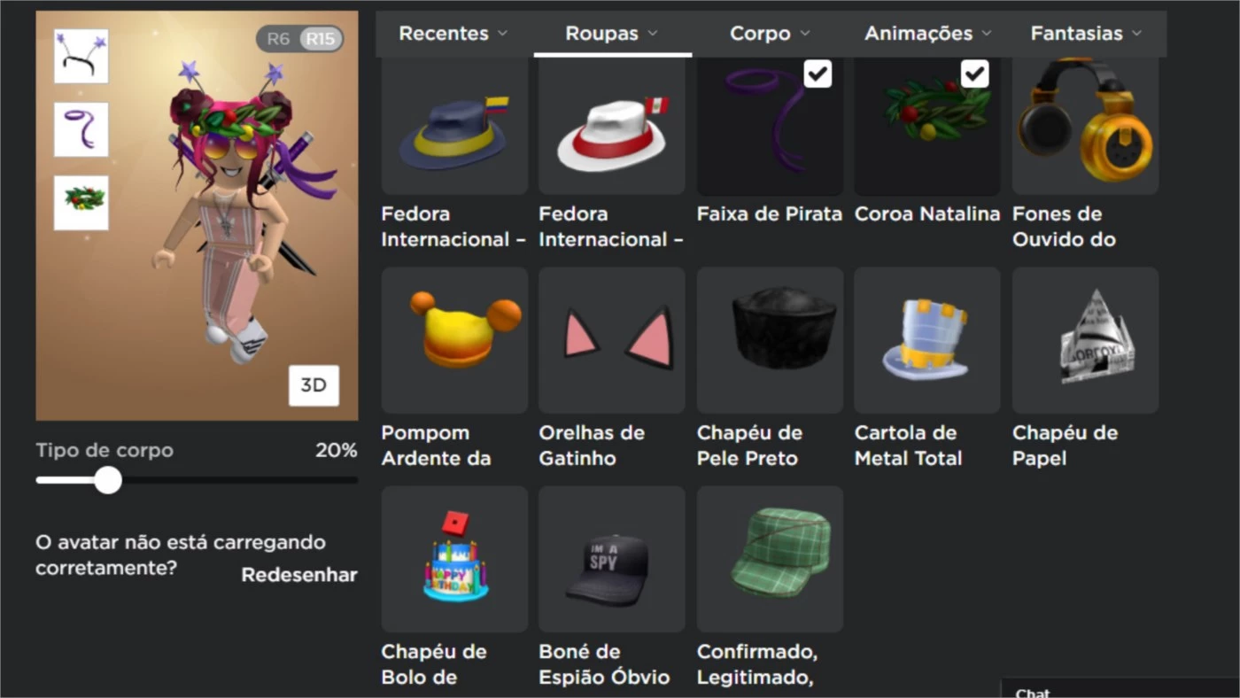 Vendo Conta Feminina do Roblox, com Skin de Robux | Jogo de Computador  Roblox Nunca Usado 89384871 | enjoei